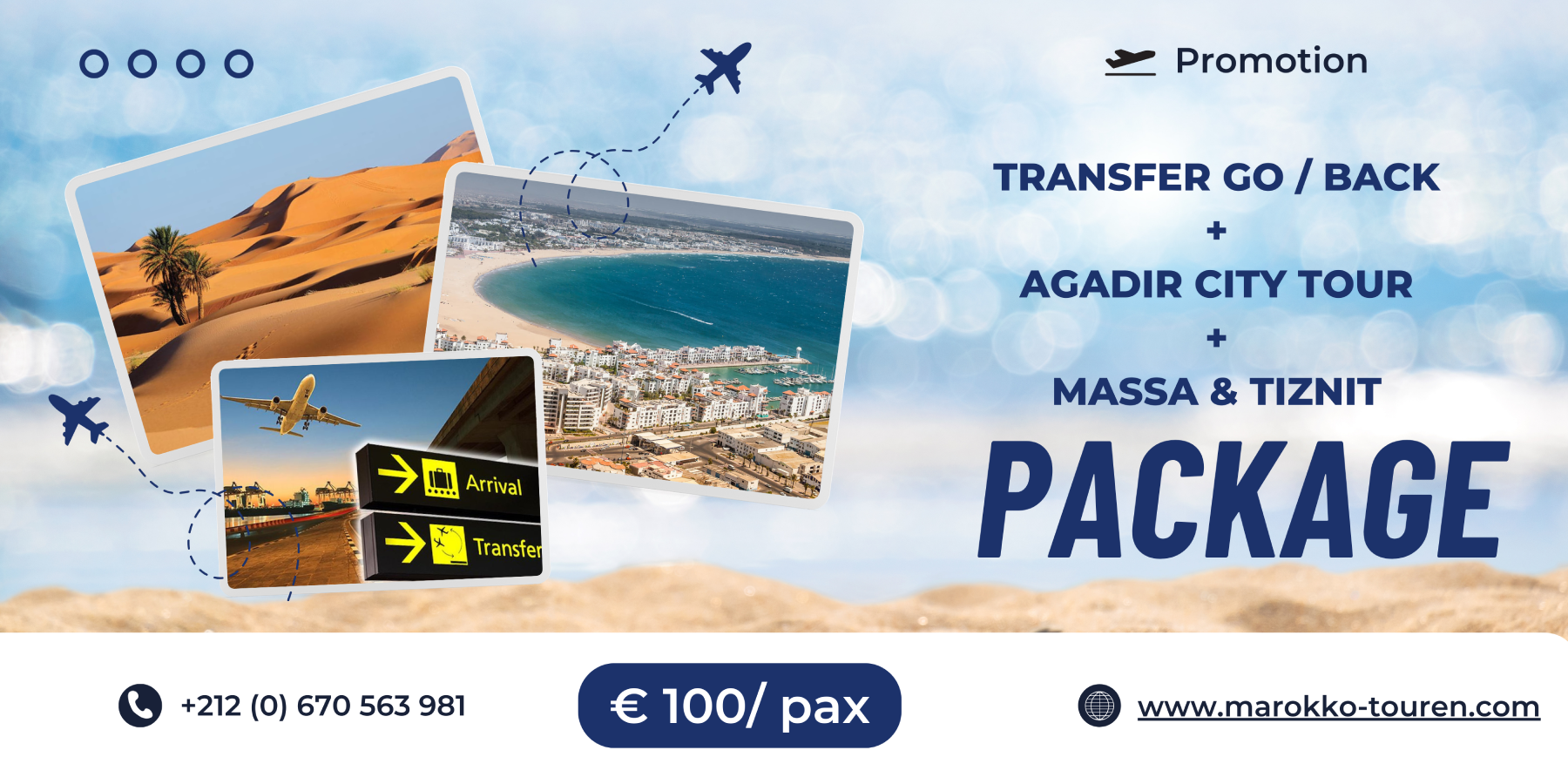 Exklusives Agadir-Reisepaket: Transfers, Stadtrundfahrt & Tagesausflug nach Massa & Tiznit